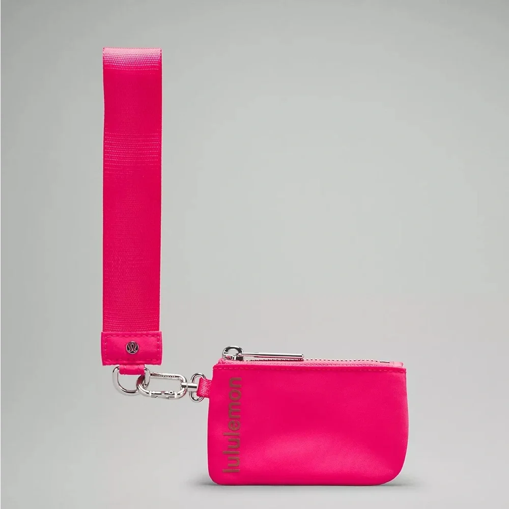 Lululemon Dual Pouch Wristlet- Ancient Copper/Glaze Pink